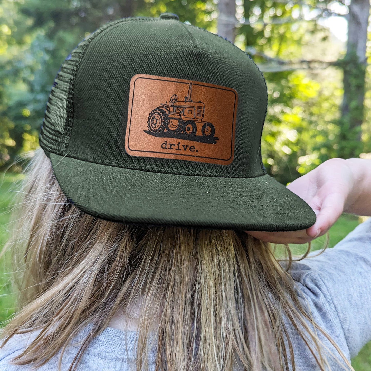 Drive Tractor Country Western Trucker Hat Gift for boys