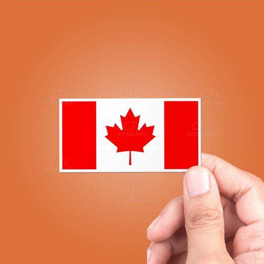 Canadian Flag Sticker Vinyl Decal