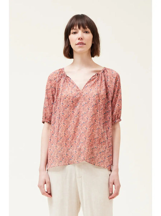 Chiffon Half Sleeve Blouse