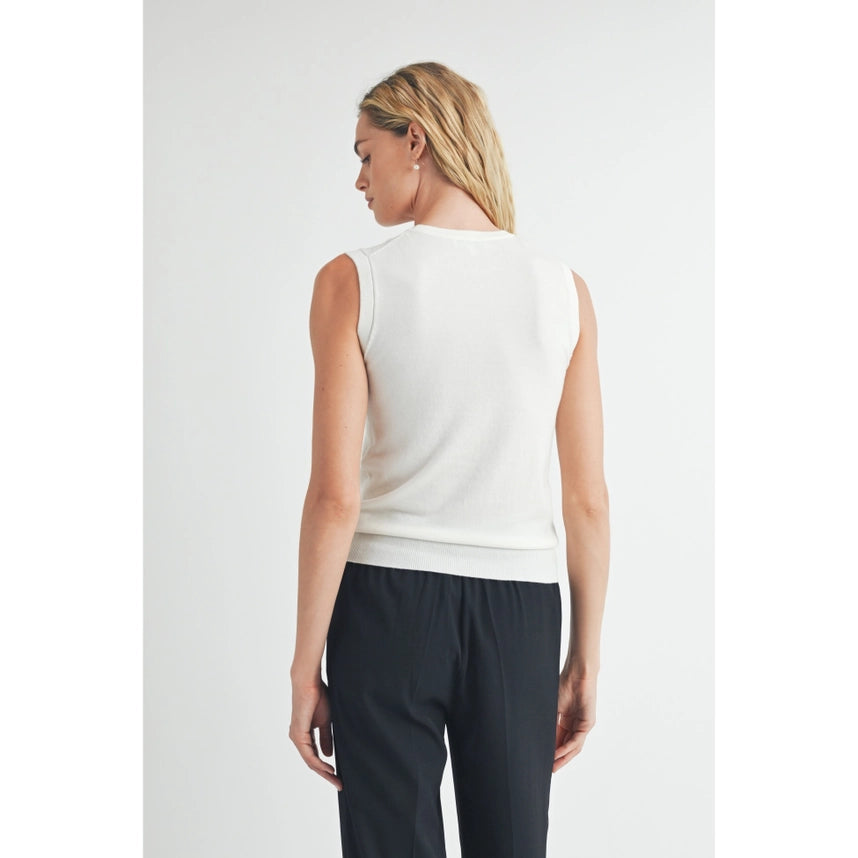 Sleeveless Sweater Tank