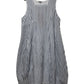 ROBE EN LIN 322 8119 RAYÉE PRINTEMPS ÉTÉ VÊTEMENTS