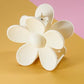 OVERSIZE MATTE FLOWER HAIR CLAW CLIPS