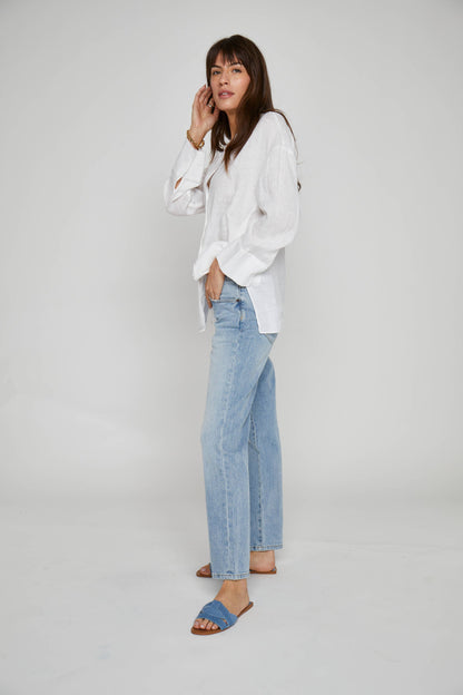 Chester Low Rise Jean, Light Indigo Worn