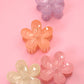 OVERSIZE MATTE FLOWER HAIR CLAW CLIPS