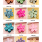 OVERSIZE MATTE FLOWER HAIR CLAW CLIPS