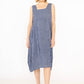 ROBE EN LIN 322 8119 RAYÉE PRINTEMPS ÉTÉ VÊTEMENTS