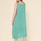 ROBE EN LIN 322 8119 RAYÉE PRINTEMPS ÉTÉ VÊTEMENTS