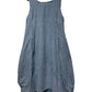 ROBE EN LIN 322 8119 RAYÉE PRINTEMPS ÉTÉ VÊTEMENTS