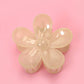 OVERSIZE MATTE FLOWER HAIR CLAW CLIPS