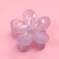 OVERSIZE MATTE FLOWER HAIR CLAW CLIPS